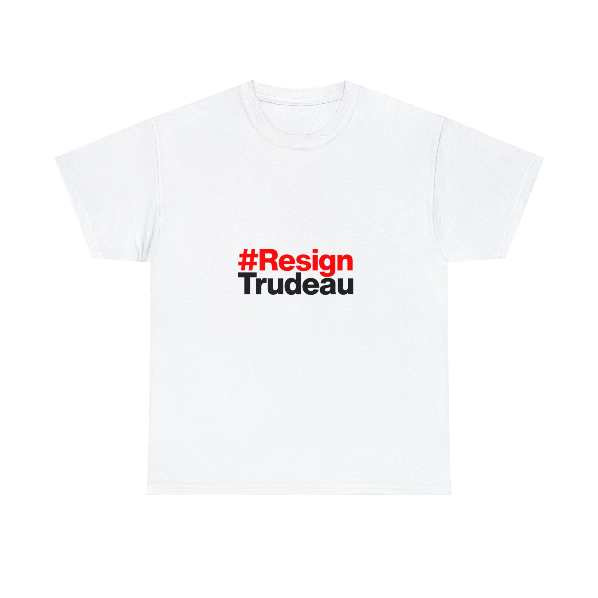 #ResignTrudeau Cotton Heavy Tee