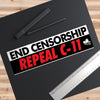 Repeal C-11 Bumper Stickers