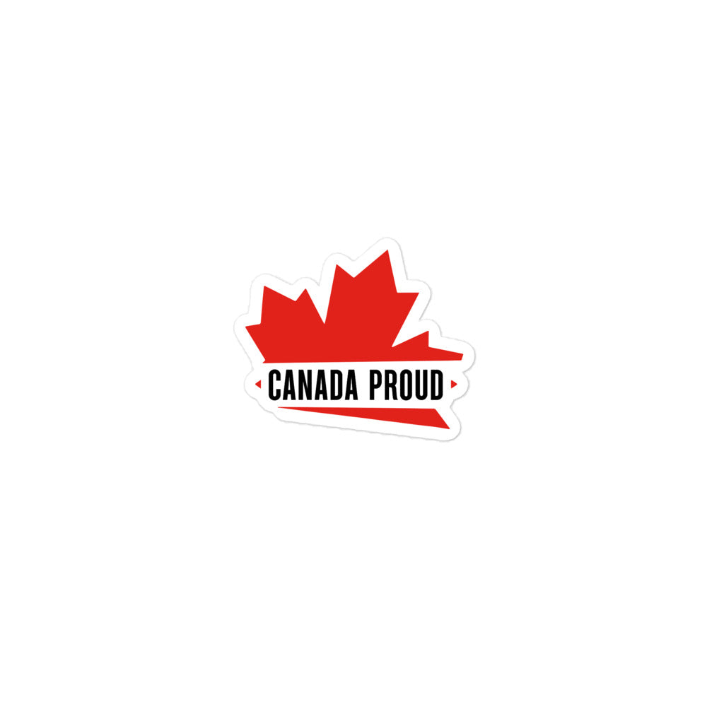 Canada Proud Bubble-free Stickers