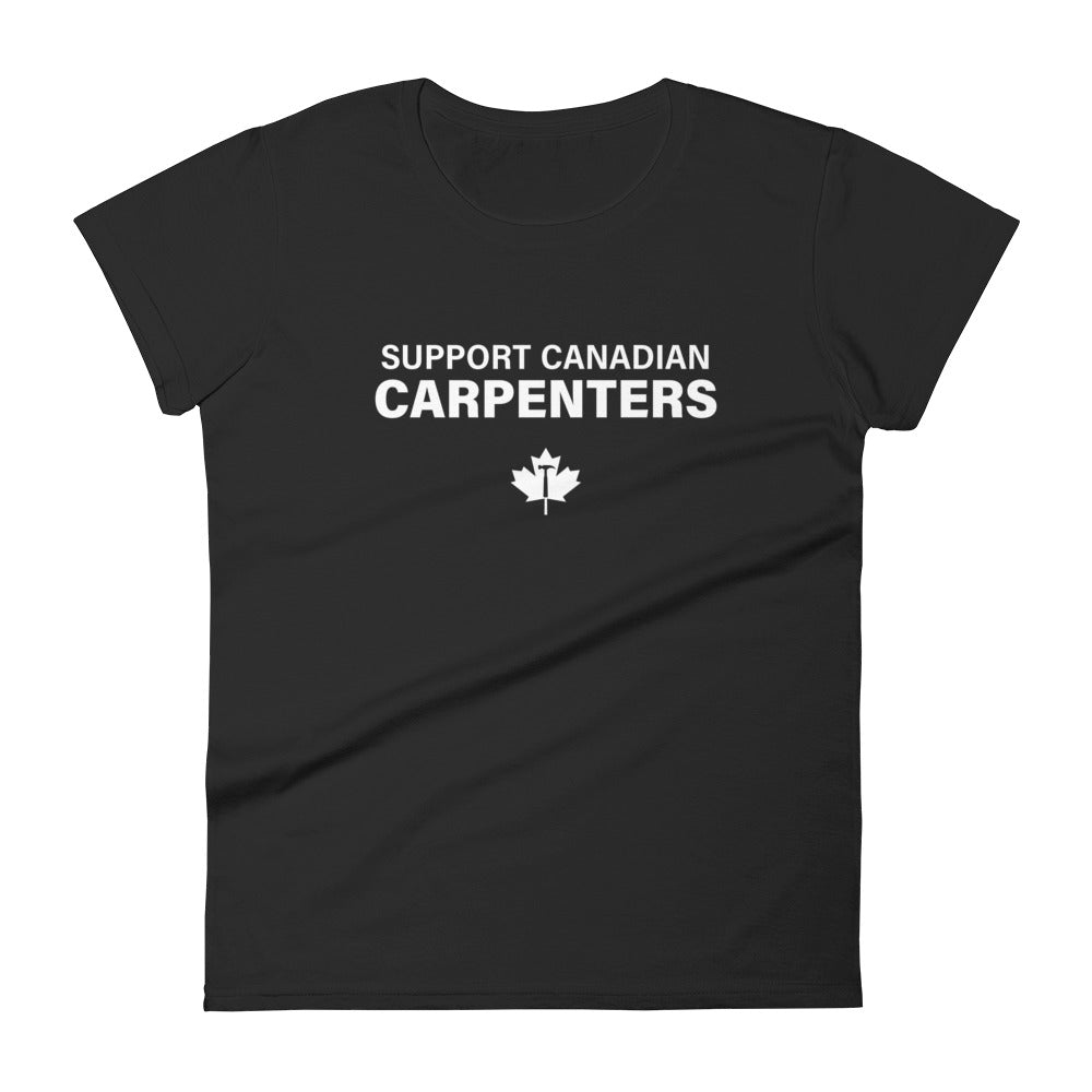Women's "Support Canadian Carpenters" T-shirt