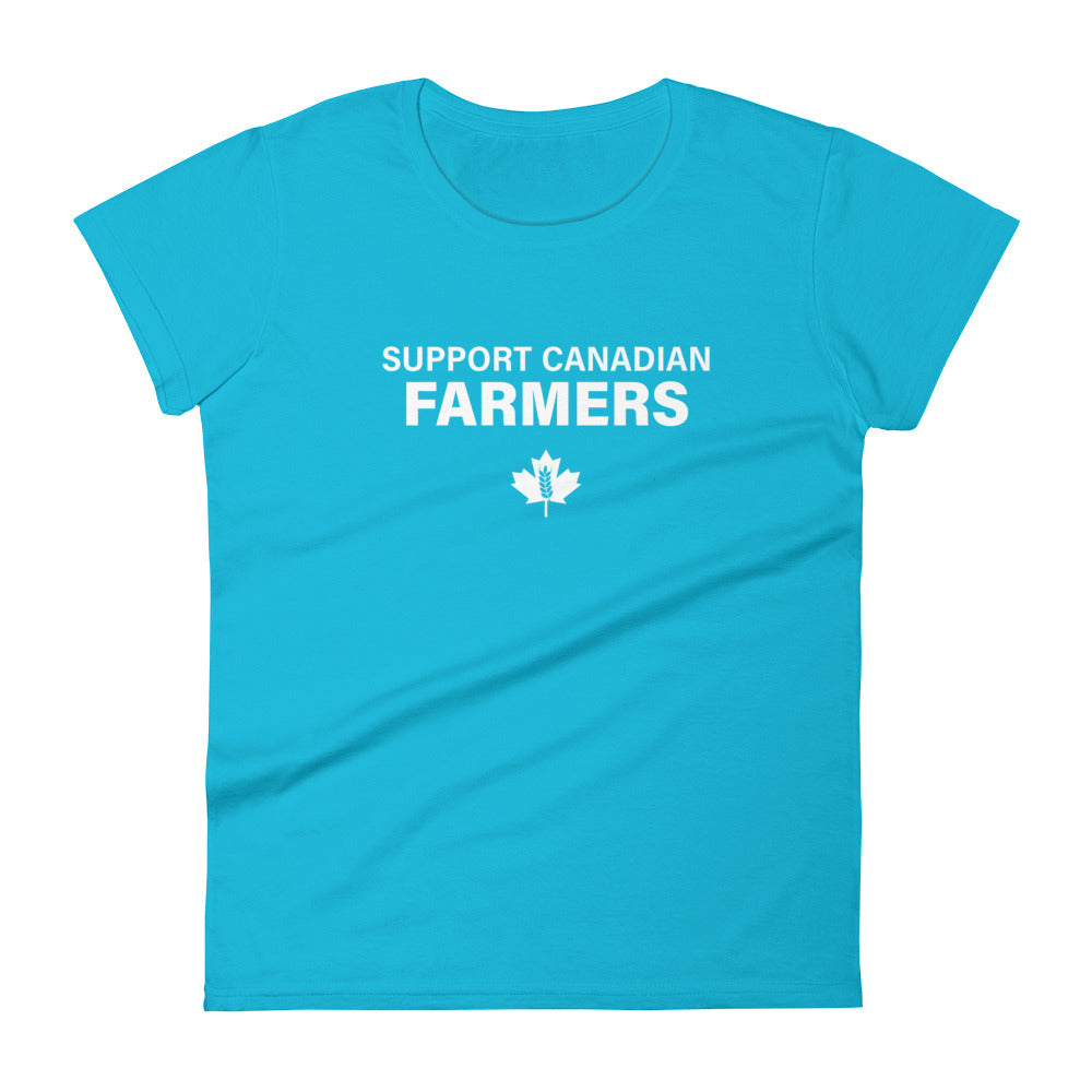 Women's "Support Canadian Farmers" T-shirt
