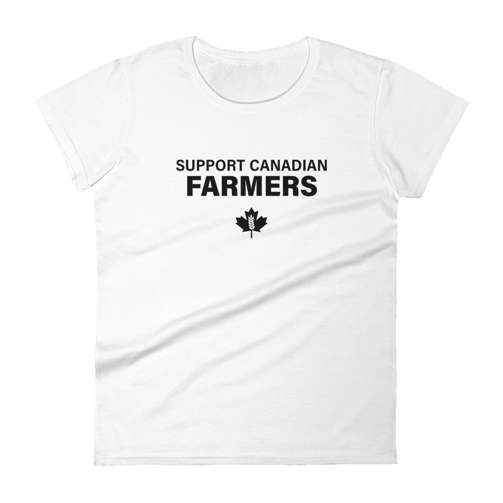 Women's "Support Canadian Farmers" T-shirt